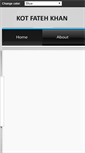 Mobile Screenshot of kotfatehkhan.pk